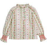 Bisby Shannon Top- St Moritz Floral Stripe