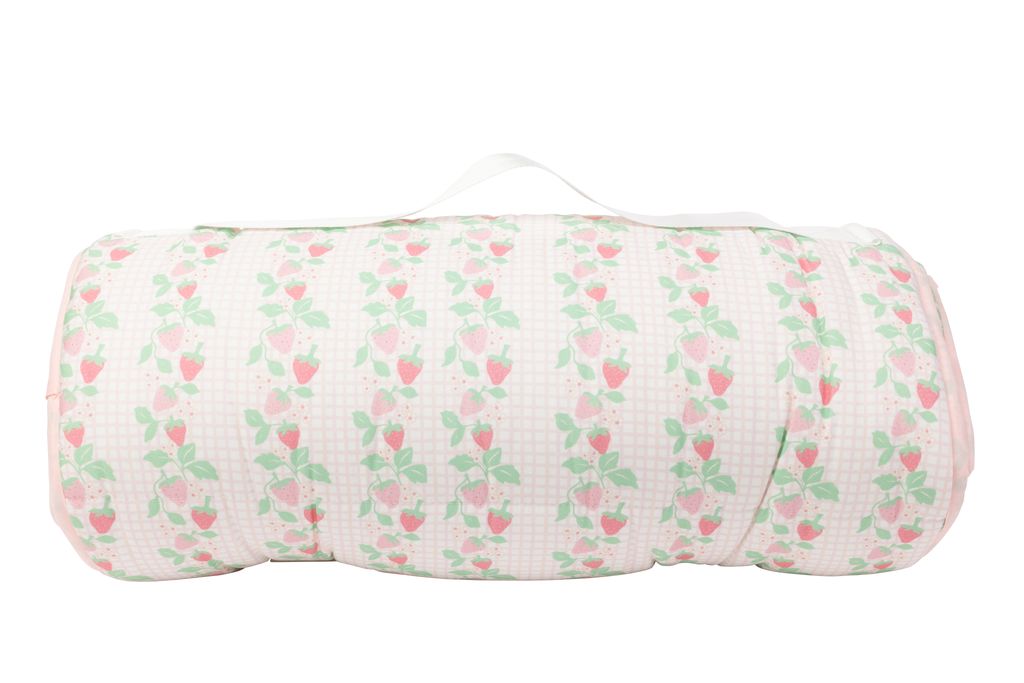 Apple of My Isla The Nap Mat- Strawberries