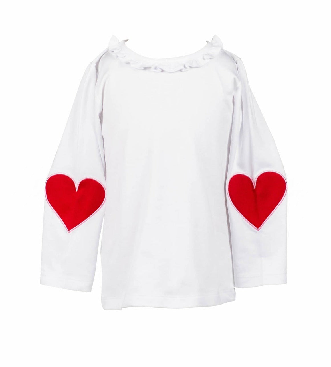 The Proper Peony Red Heart Applique Shirt