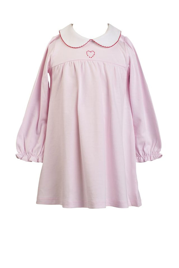 Embroidered Heart Dress