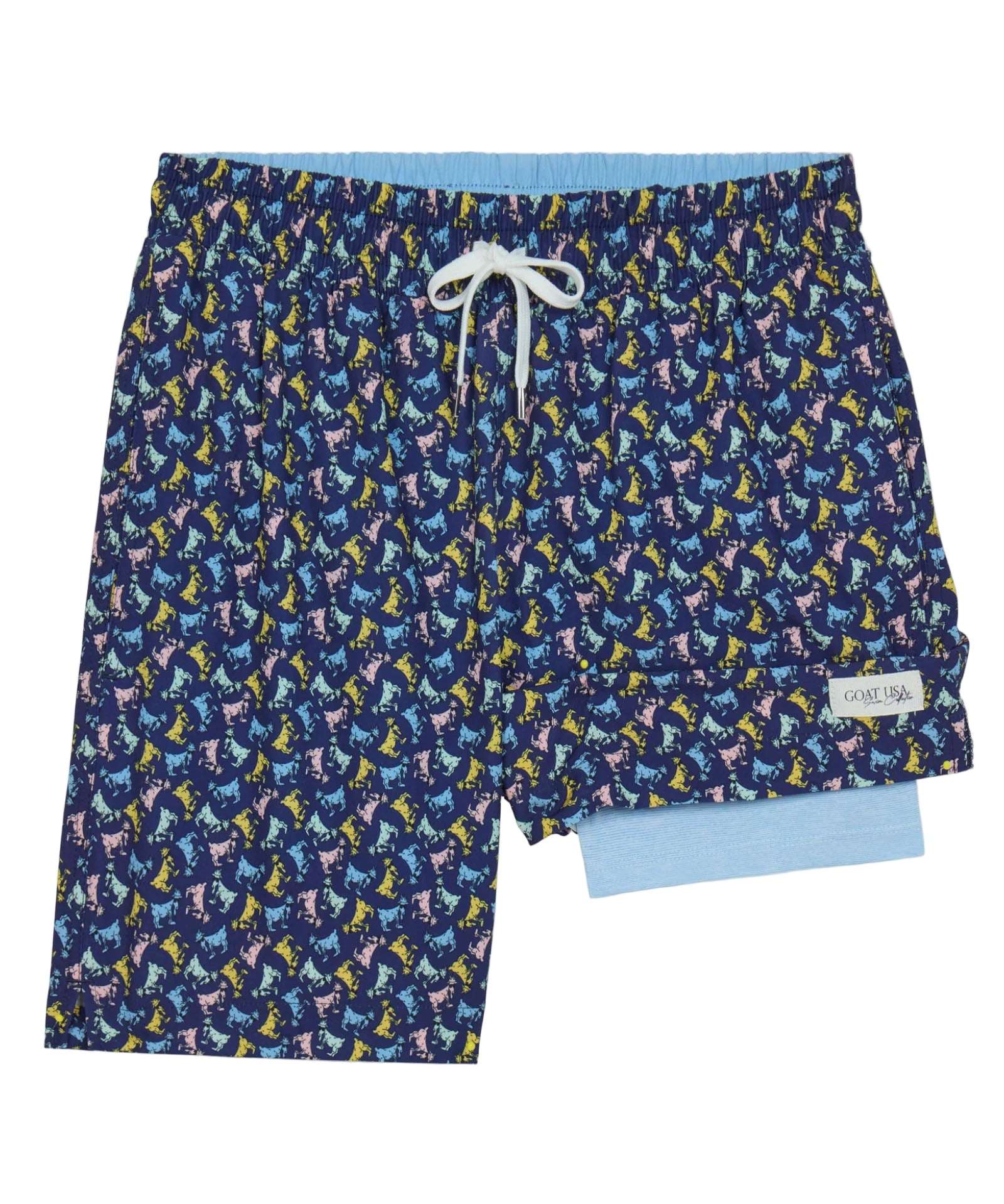 GOAT USA Mini AOP Bathing Suit- Navy