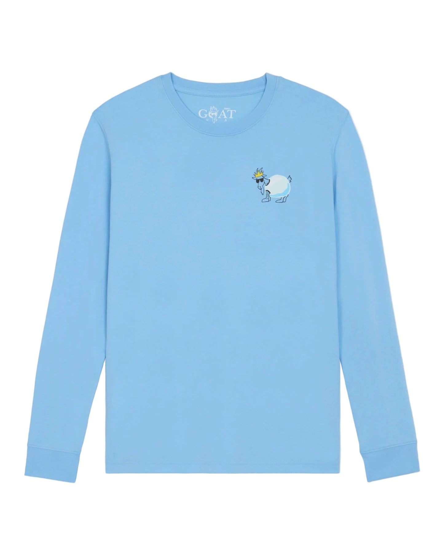 Snowball Long Sleeve T-Shirt- Carolina Blue