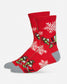 GOAT USA Mischief GOAT Fuzzy Socks- Red