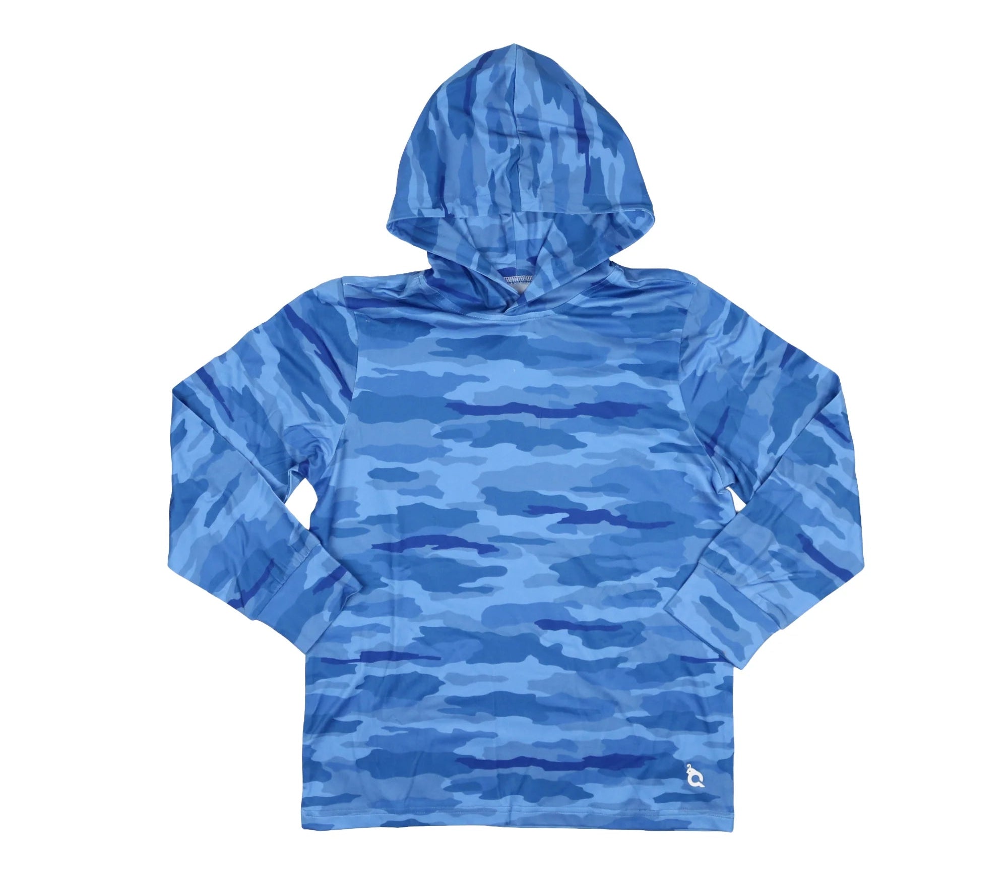 BlueQuail Open Water Camo Lightweight Performance Hoodie