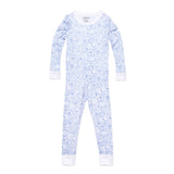Joy Street Houston Two Piece Long Pajamas- Buffalo Bayou Blue