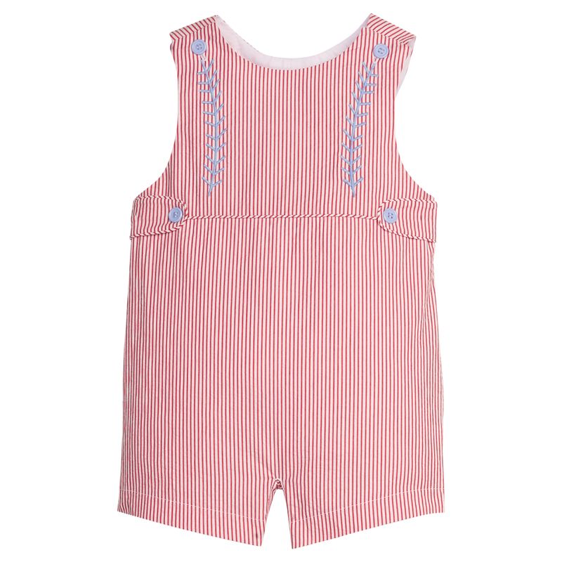 Little English Button Tab Jon Jon- Baseball