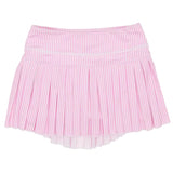 Azarhia Pink Striped Mini Pleat Skort