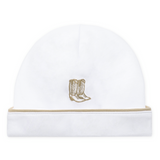 Magnolia Baby Darling Cowboy Boots Hat- Ivory