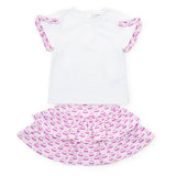 Winnie Girls' Skirt Set - Birthday Cake Pink