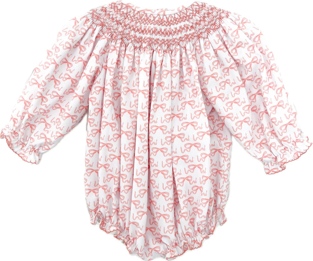 Ruth and Ralph Bows Smocked Birdie Bubble