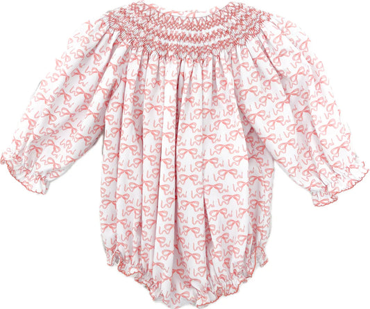 Ruth and Ralph Bows Smocked Birdie Bubble