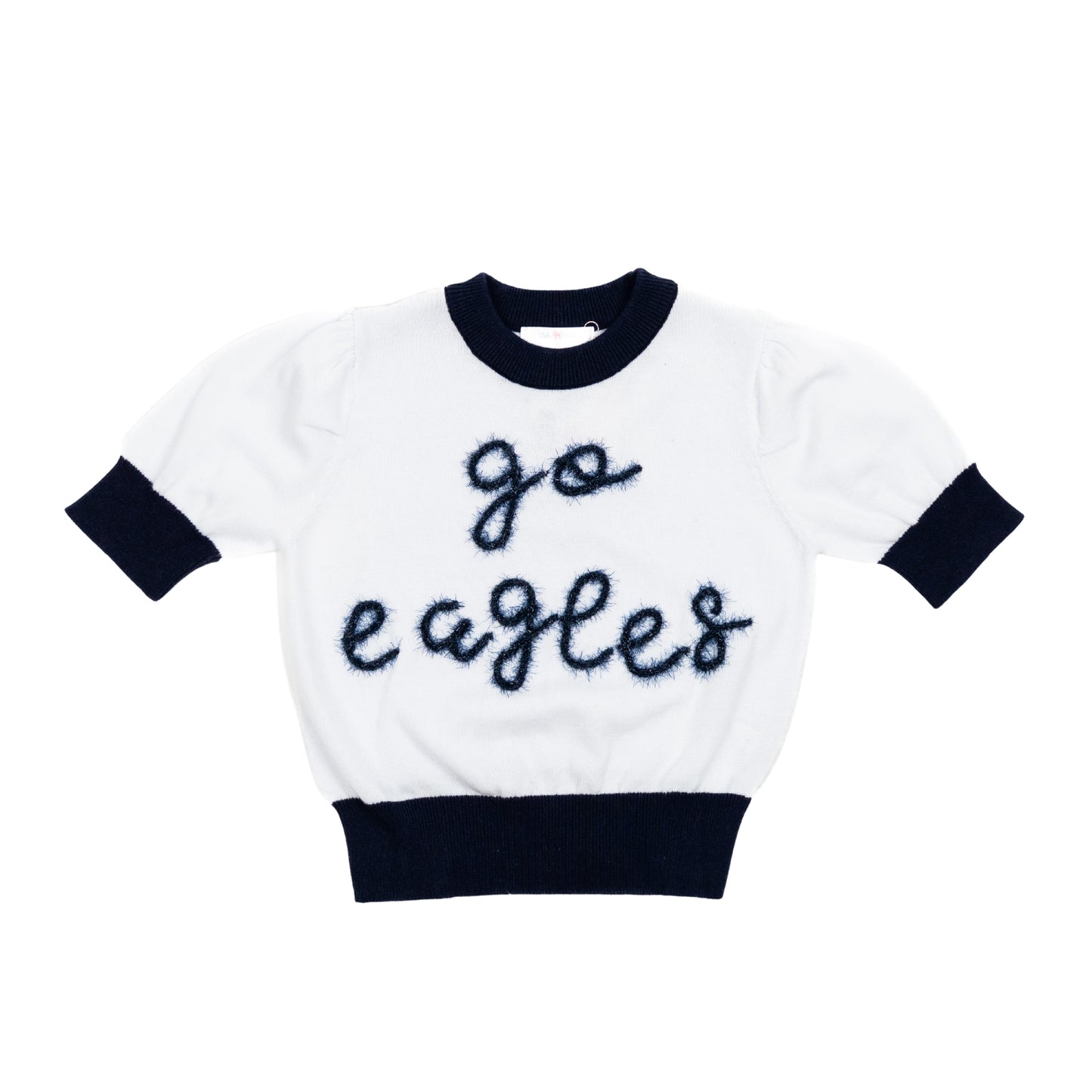 Go Eagles Tinsel Short Sleeve Sweater