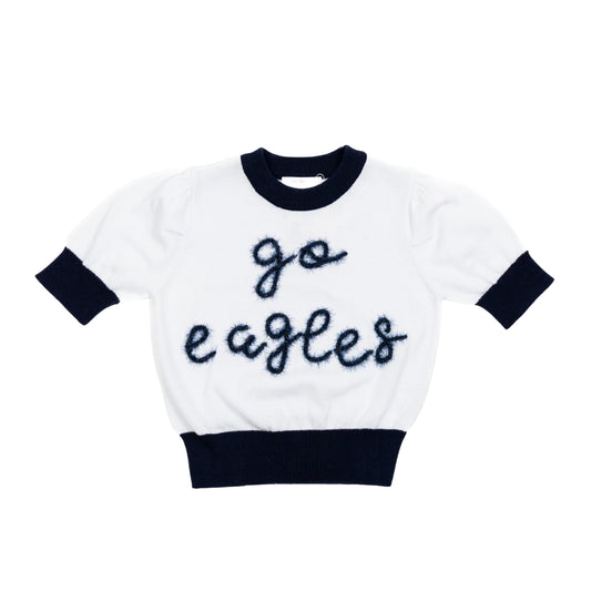Go Eagles Tinsel Short Sleeve Sweater