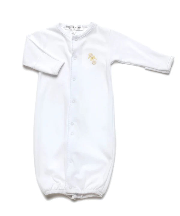 Milly Marie Ivory Heirloom Rattle Converter Gown