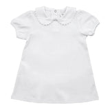 Southern Proper White Scalloped Dress