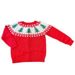 Red Christmas Tree Cardigan made by Lulu Bebe