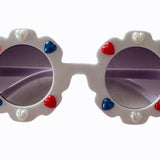 Milas Sunny World Cami Flower Sunnies- Red, White and Blue