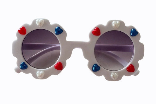 Milas Sunny World Cami Flower Sunnies- Red, White and Blue