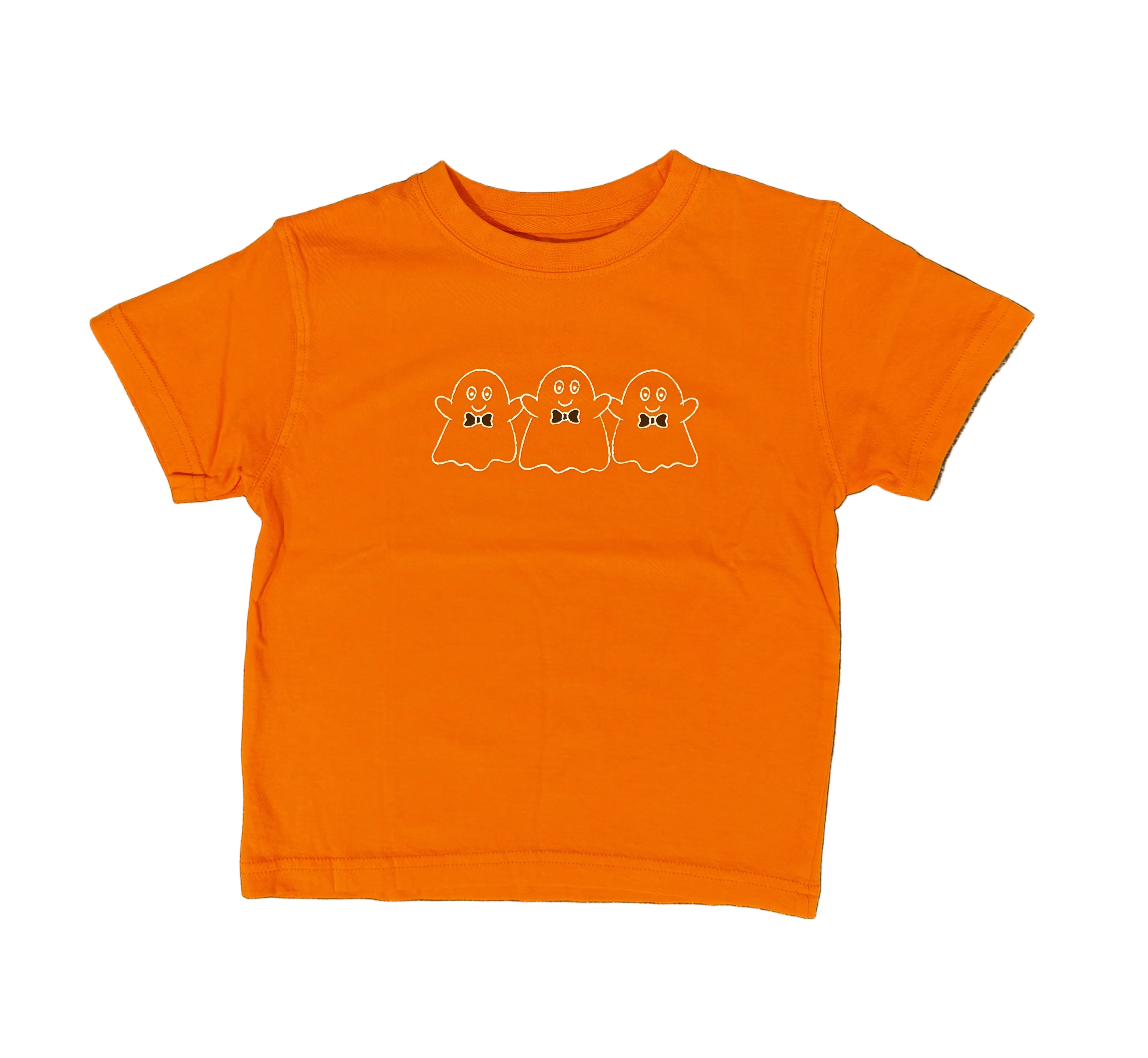 Orange Ghost Short Sleeve T-Shirt