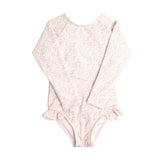 Minnow Antique Floral One Piece Rash Guard