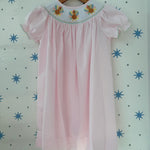Lulu Bebe Turkeys Smocked Bishop Dress