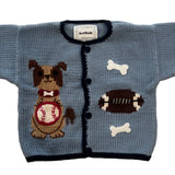 Art Walk Playful Puppies Knit Sweater