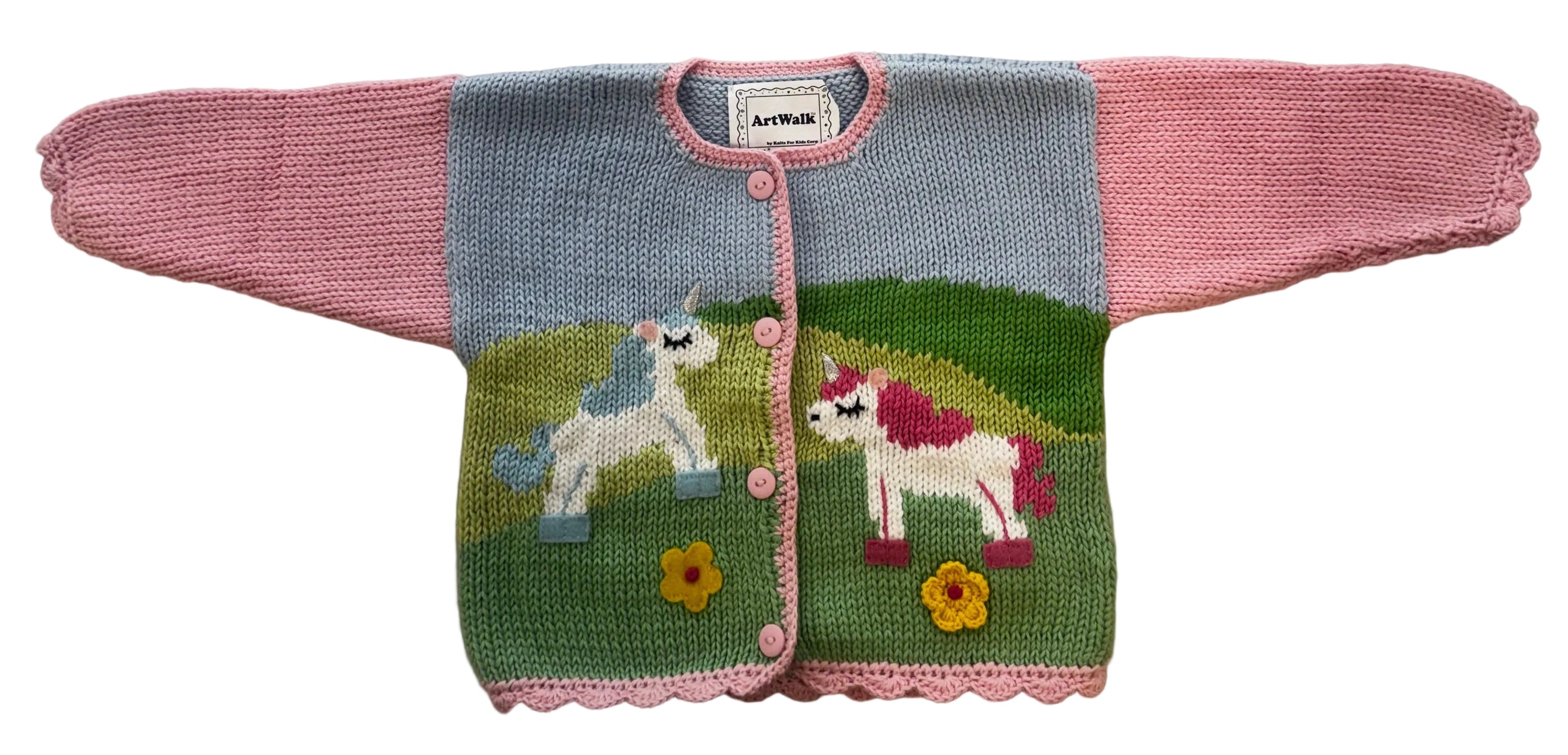 Art Walk Unicorns Are Real Knit Sweater
