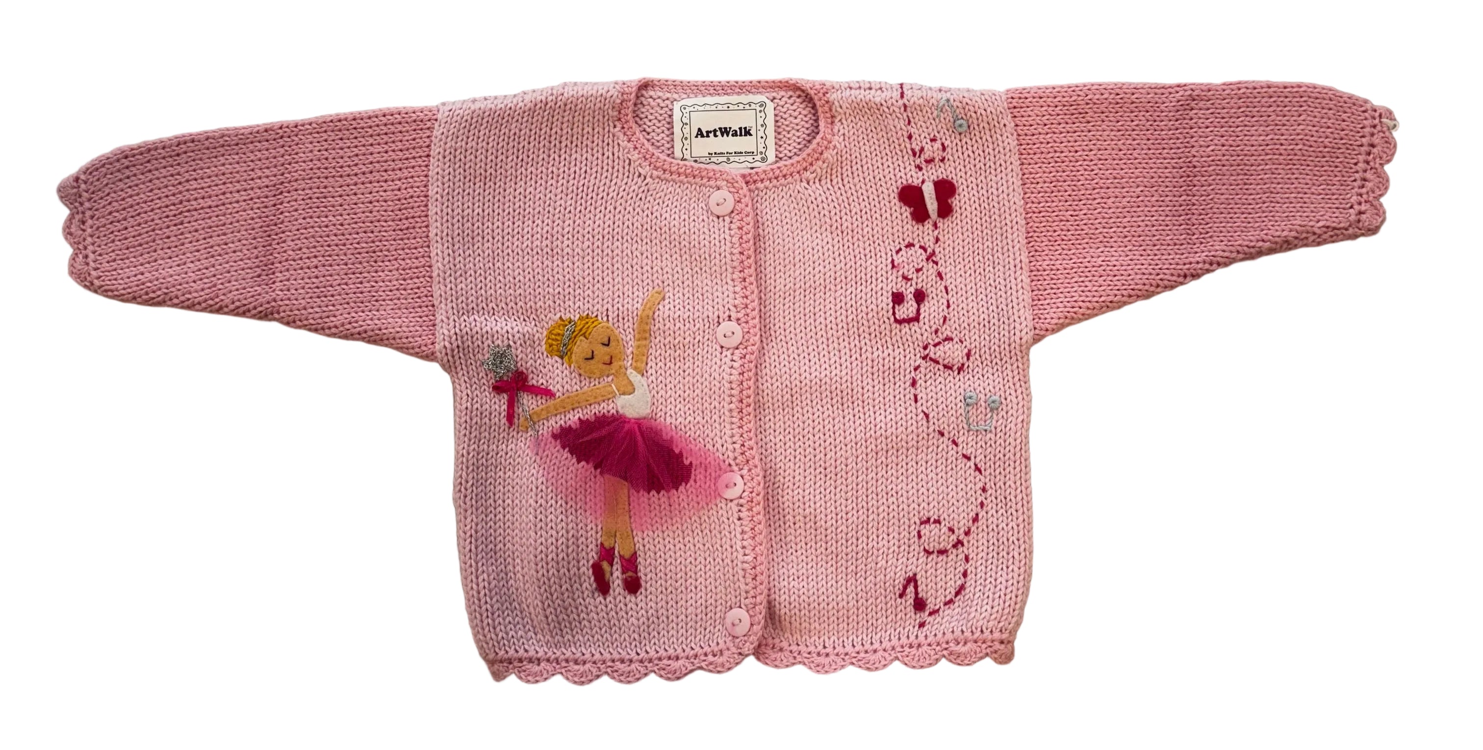 Art Walk Tip Toe Ballerina Knit Sweater