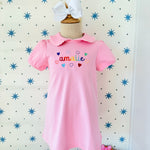 Pink Scalloped Dress