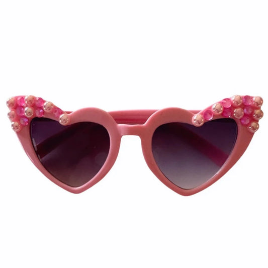 Milas Sunny World Cami Anna Heart Sunnies- Pink Gems