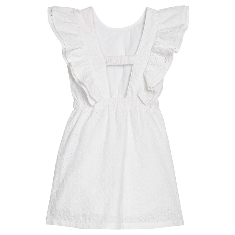 Sadie Dress- White Embroidery