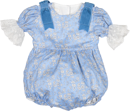 Sal and Pimenta Icy Liberty Flowers Romper