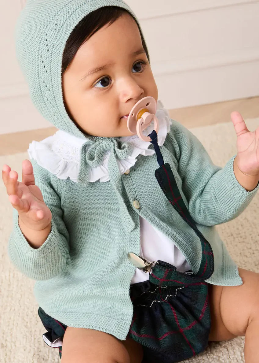 Kinnerton Tartan Hand Smocked Bloomers in Green