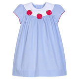 Little English Bib Dress- Apples