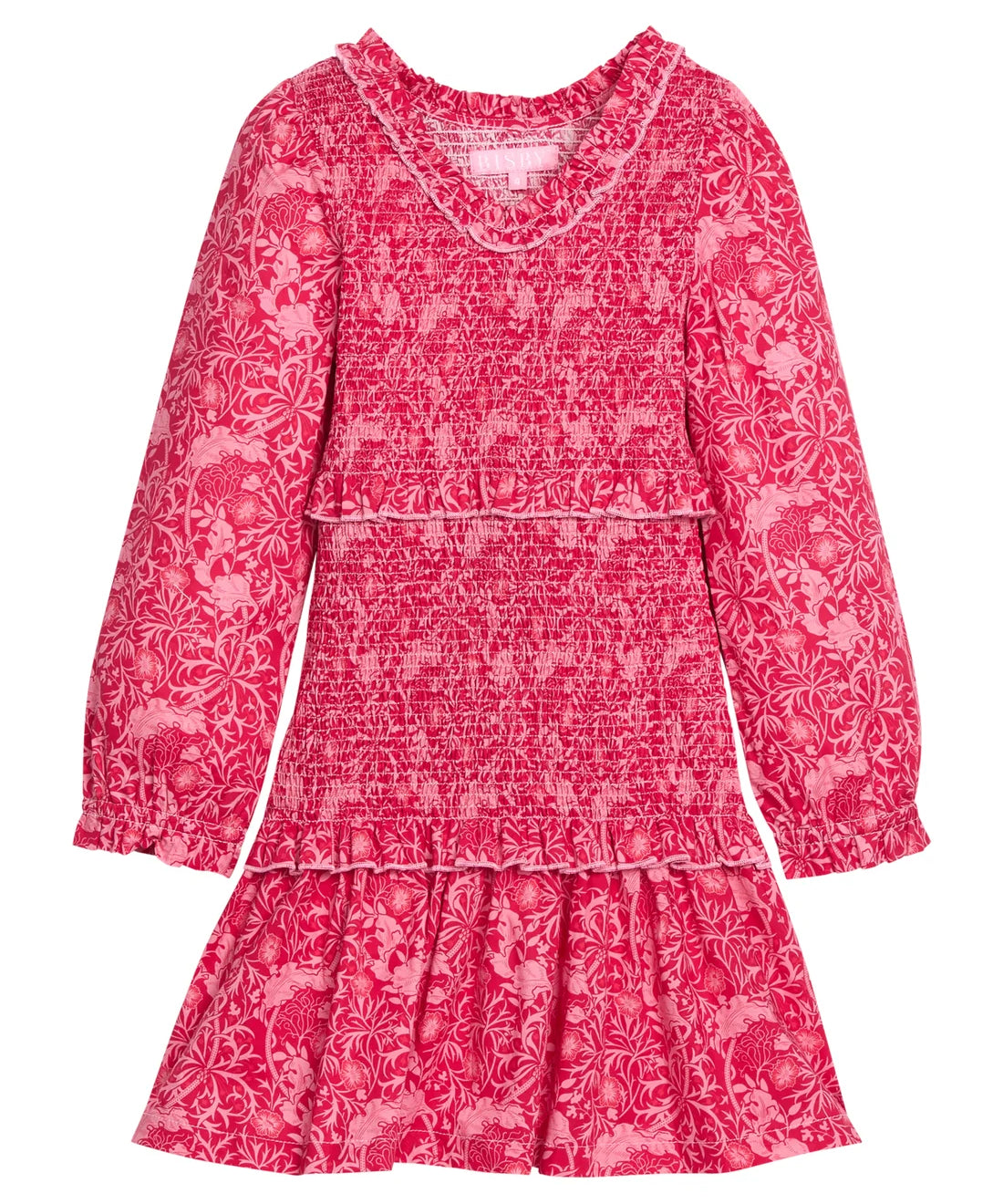 Bisby Indie Dress- Cambridge Crimson Floral