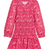 Bisby Indie Dress- Cambridge Crimson Floral