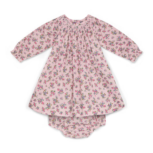 Question Everything Smocked Floral Baby Dress