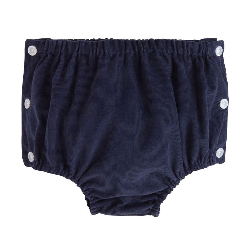 Little English Jam Panty- Navy Corduroy 
