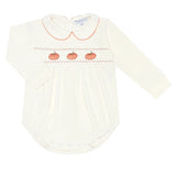 Nellapima Ivory Pumpkin Patch Embroidered Bubble