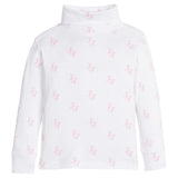 Printed Turtleneck - Pink Cowboy Boots