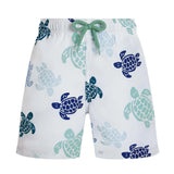 Vilebrequin White Multicolor Tortues Swim Trunks