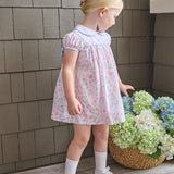 Short Sleeve Natalie Dress - Bunny Blooms