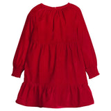 Little English Emerson Dress- Red Velvet