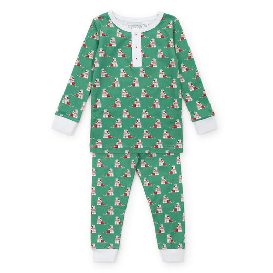 Lila and Hayes Jack Boys' Pajama Pant Set - Santa's Helper