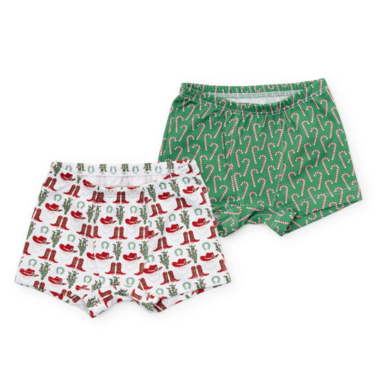 James Boys' Underwear Set - Candy Cane Lane & Cowboy Christmas