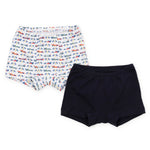 Lila and Hayes James Boys' Underwear Set - Grand Prix and Navy