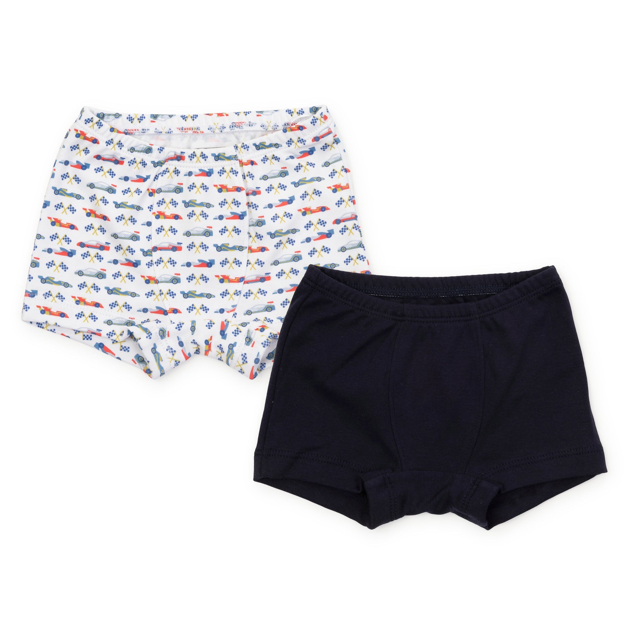 Lila and Hayes James Boys' Underwear Set - Grand Prix and Navy