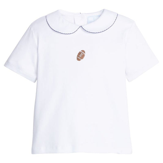 Crochet Peter Pan Shirt- Football