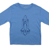 Mustard & Ketchup Denim Rocket Ship T-Shirt