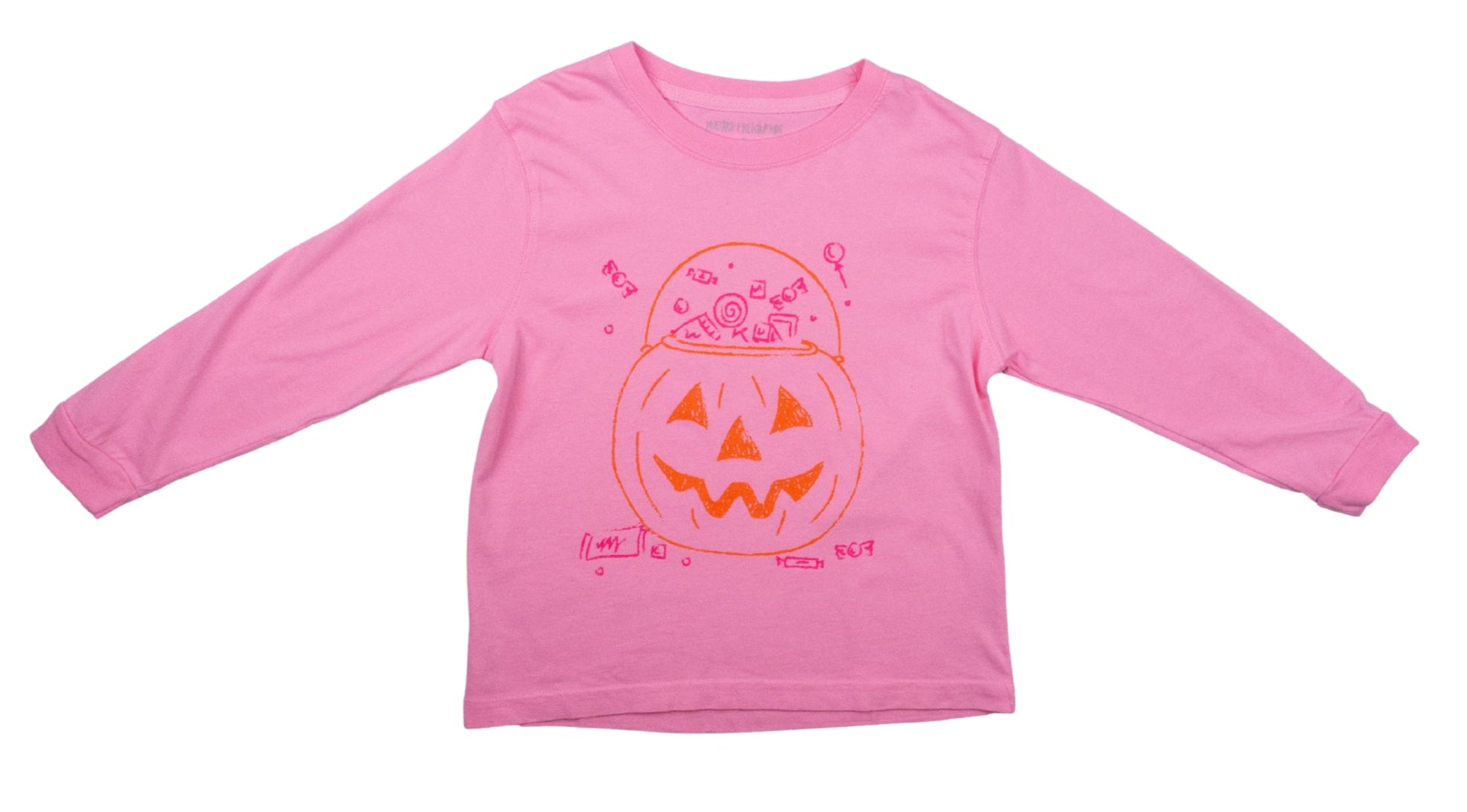 Pink Pumpkin Candy Bucket T-Shirt